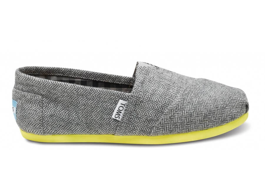 2011 Christmas Gifts That Give Back, Toms herringbone shoes with neon sole