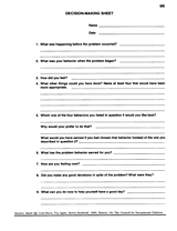 Decision Making Sheet