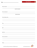 Story Elements Graphic Organizer