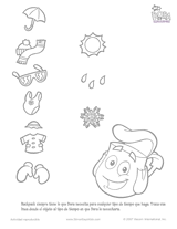 Dora the Explorer: Weather Activity (Spanish)