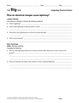 How Do Electrical Charges Cause Lightning?