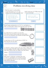 Word Problems Involving Time III