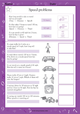 Distance & Speed Word Problems II
