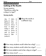 Taking a Survey: Showing Data Differently